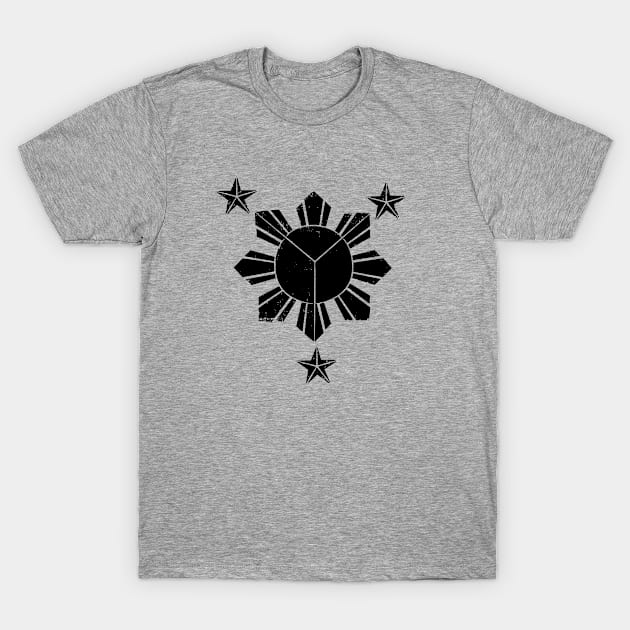 3 stars and a sun - Philippines flag T-Shirt by CatheBelan